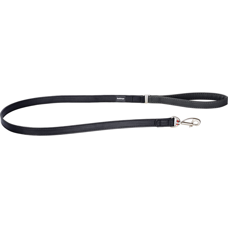 Elegant Vegan Leather Dog Lead (Black)