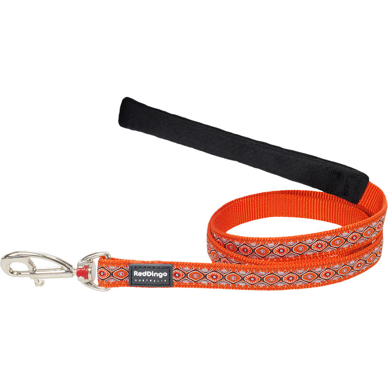 Snake Eyes Dog Lead (Orange)