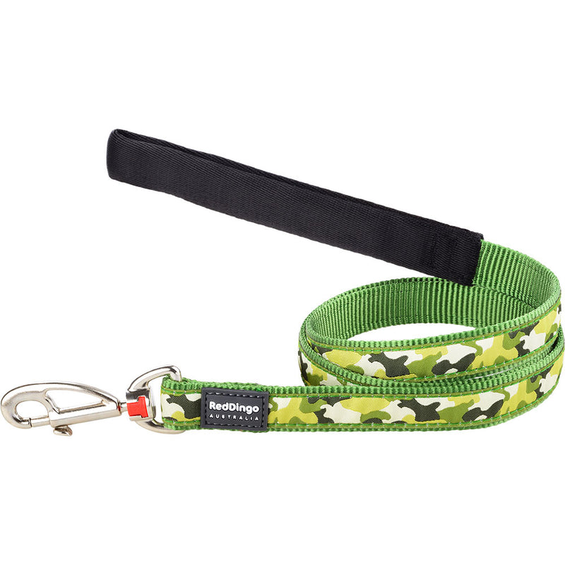 Camouflage Dog Lead (groen)