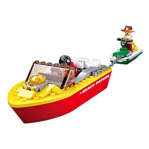 Sluban Rescue Boat Surf Beach 129pc