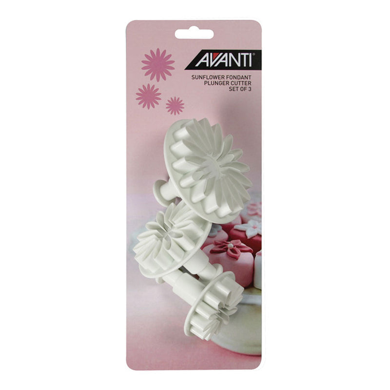 Avanti Fondant Plunjer Cut -set (3 stcs)