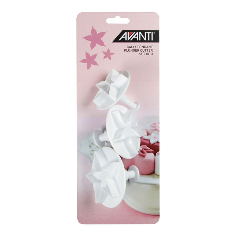 Avanti Fondant Plunjer Cut -set (3 stcs)