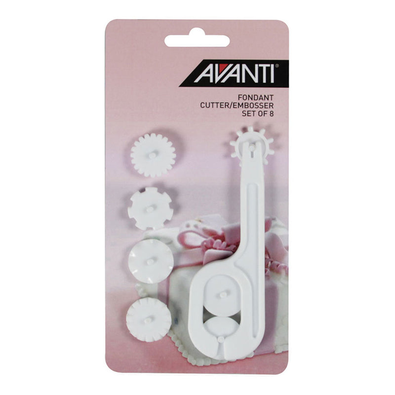 Avanti Fondant Cutter and Embosser Set 8pcs