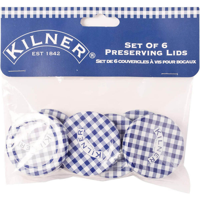 Couvercles de toit kilner (6pk)