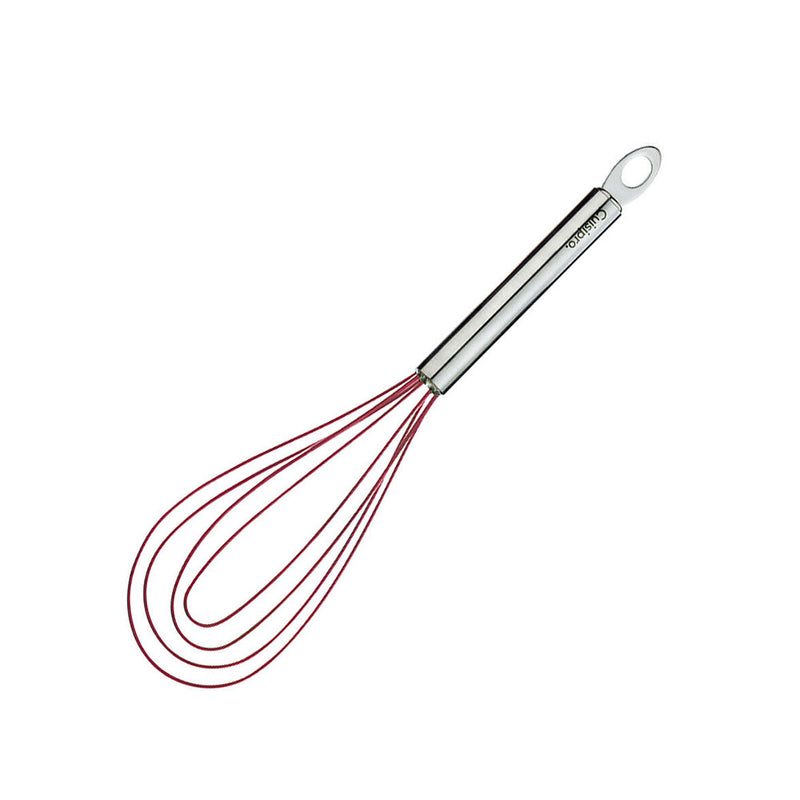 Cuisipro siliconen platte whisks (rood)