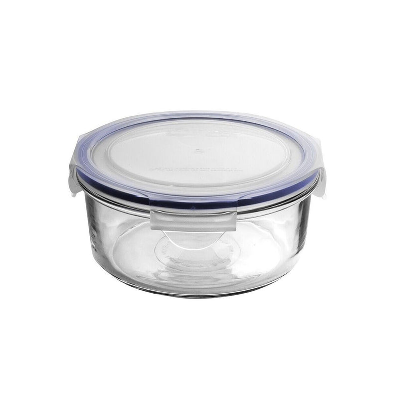 Glasslock rond gehard glas voedselcontainer