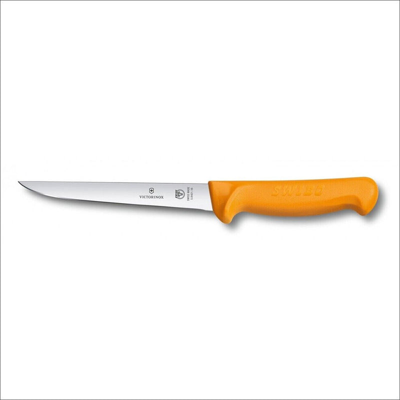 Swibo Straight Wide Blade Boning Knife (Yellow)