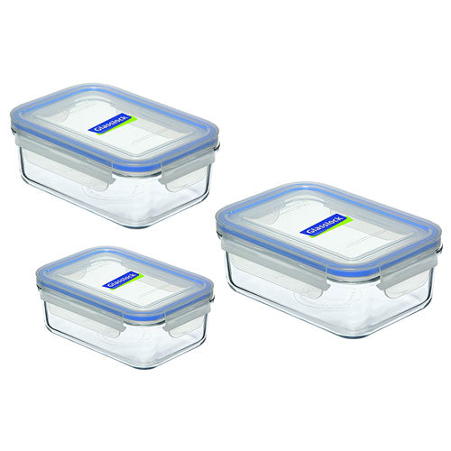 Glasslock Rectangle Tempered Glass Food Container