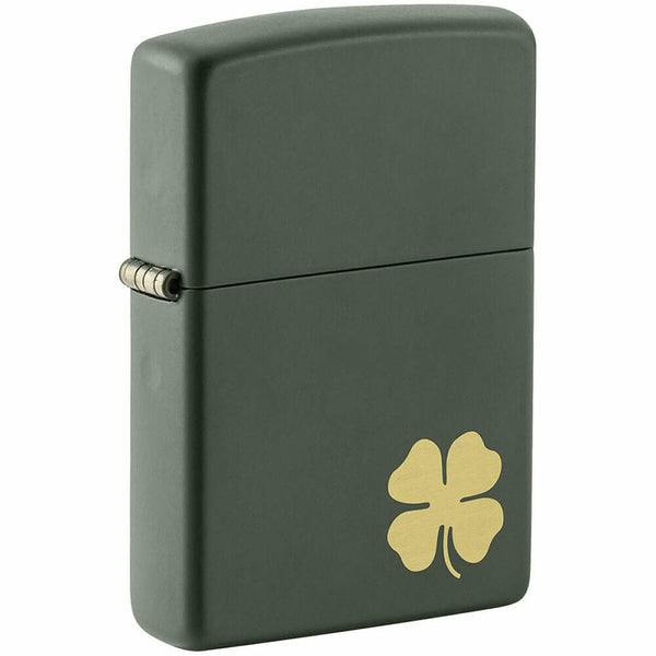 Zippo Four Leaf Clover Design Lighter