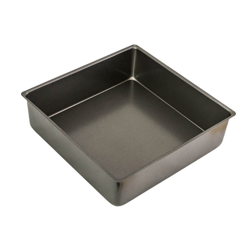 Bakemaster losse basis vierkant diepe cake pan