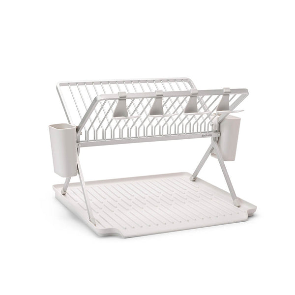 Brabantia Foldable Dish Drying Rack (Large/Light Grey)