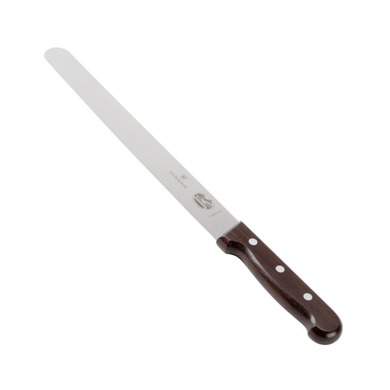 Victorinox Round Plain Edge Slicing Knife (Rosewood)