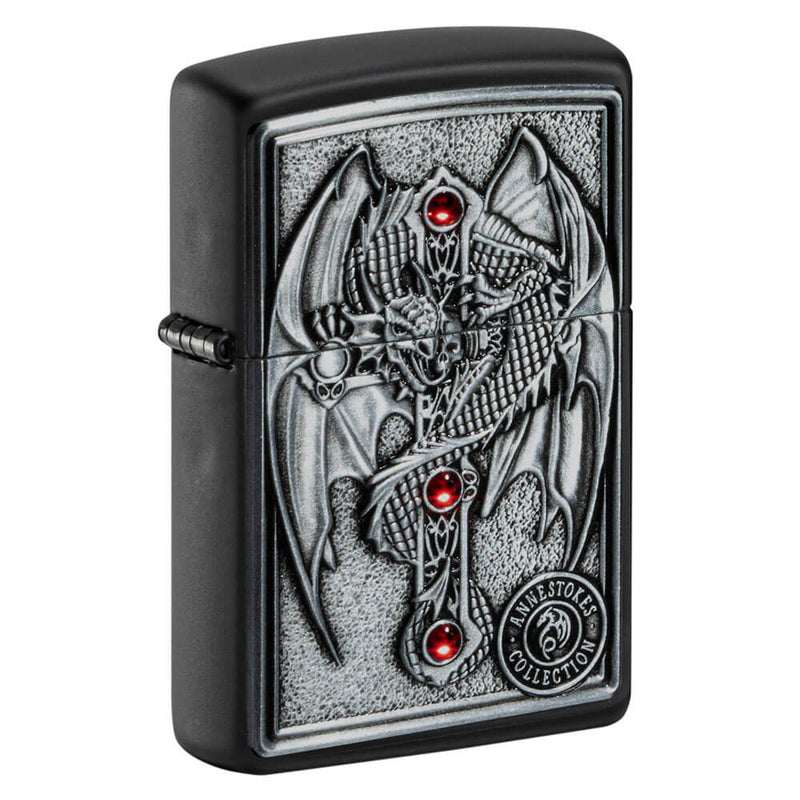 Zippo Winged Dragon Cross Design Lighter