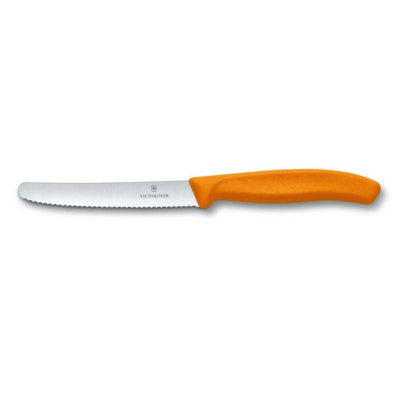 Victorinox Steak- und Tomatenmesser mit runder Spitze, 11 cm