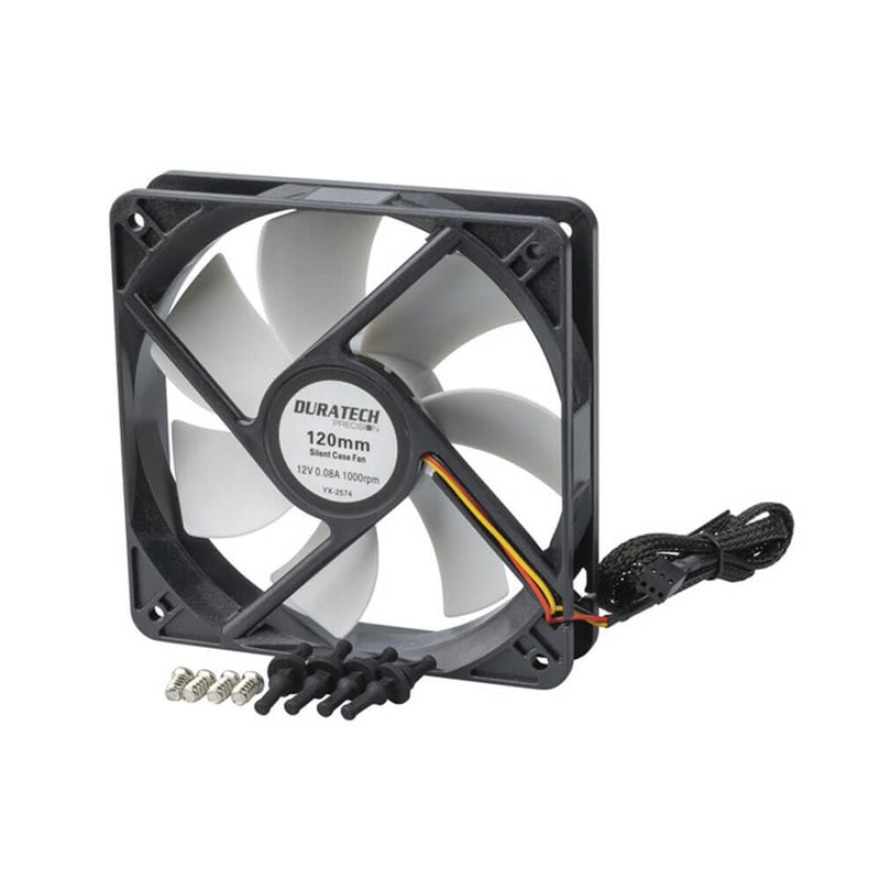 Duratech Silent Hydrodynamic Bearing Case Fan 12VDC