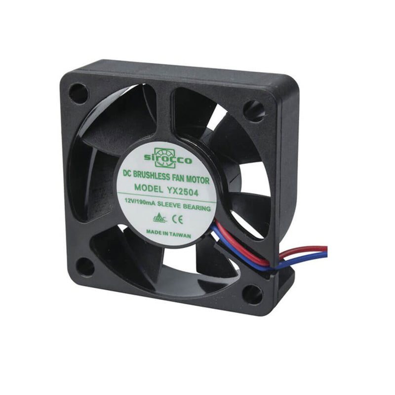 Sirocco Wire Sleeve Bearing Fan (12VDC)