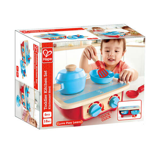 Hape Toddler Kitchen Set Pretend Play Wooden Toy