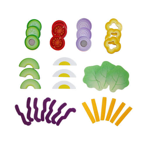 Healthy Salad Playset Realistic Toy Game