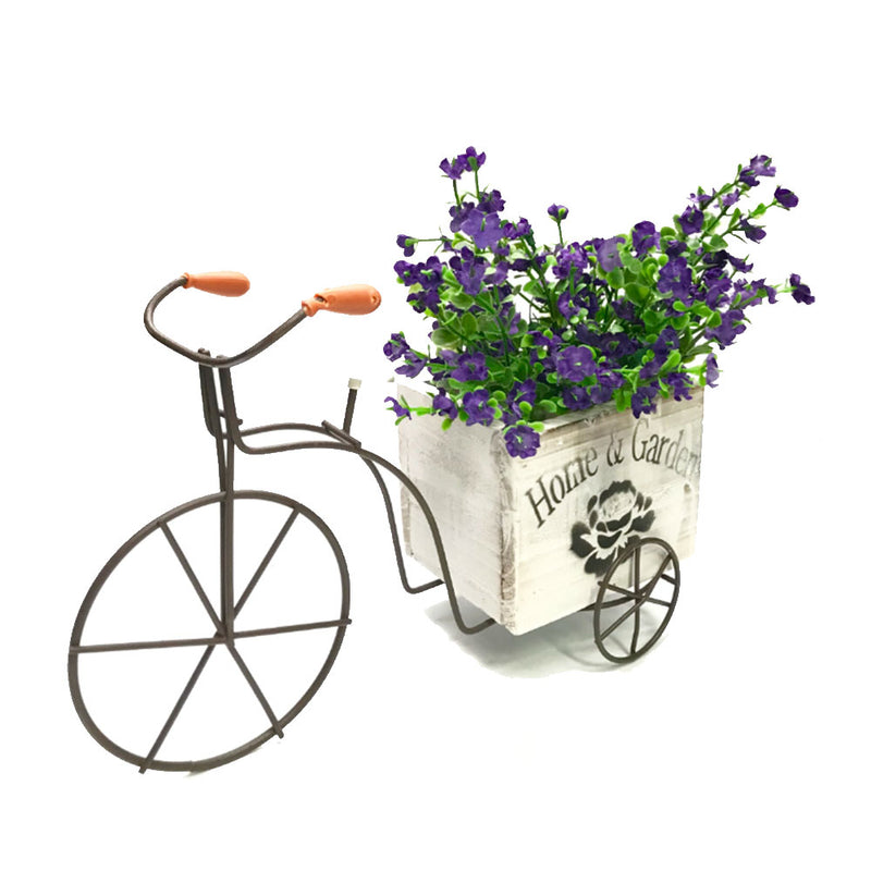 Home & Garden 3-Wheeled Bicycle w/ Flower Box Décor