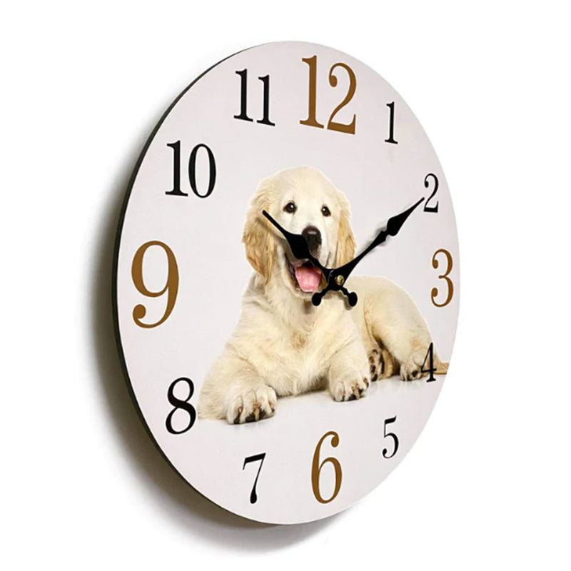 Horloge murale classique en MDF 12" (34x34x2,5 cm)