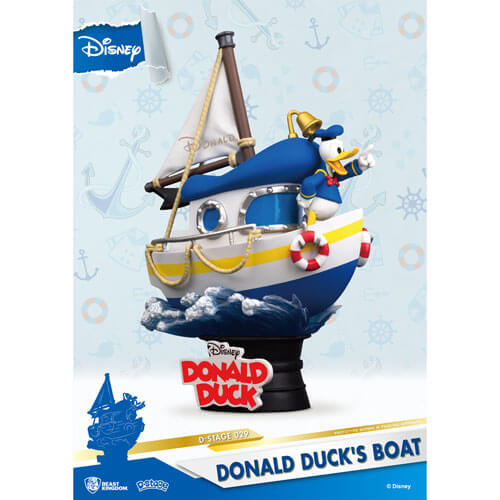 D Select Donald Ducks Boat Figure