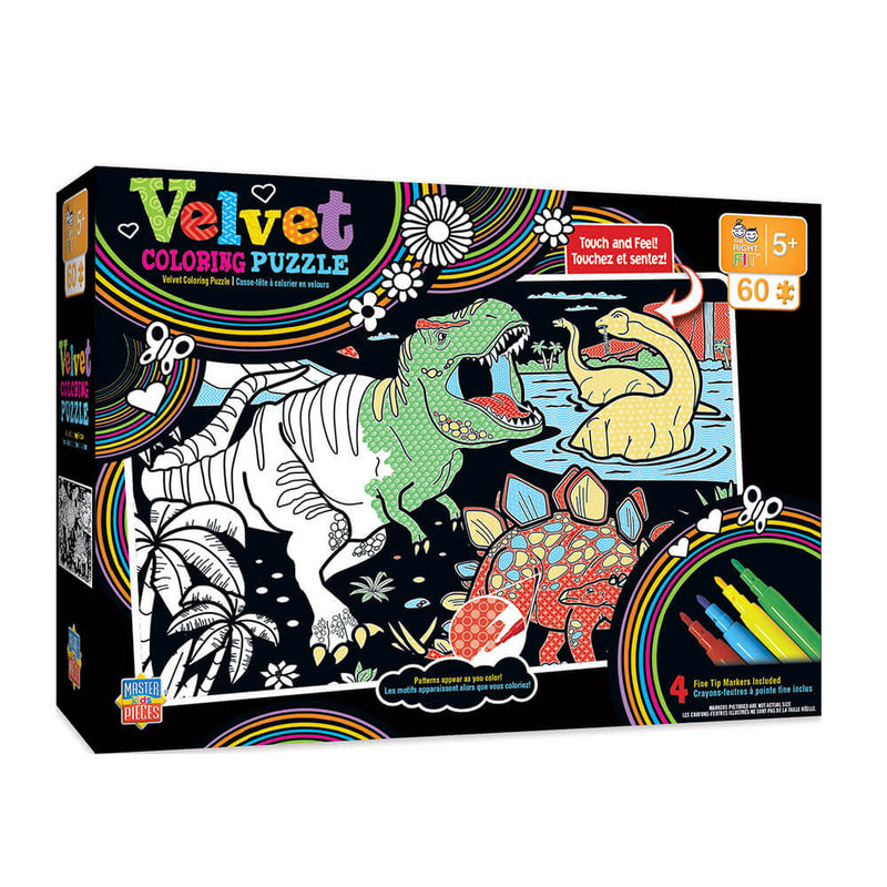 Puzzle à colorier en velours MP Kids (60 pcs)