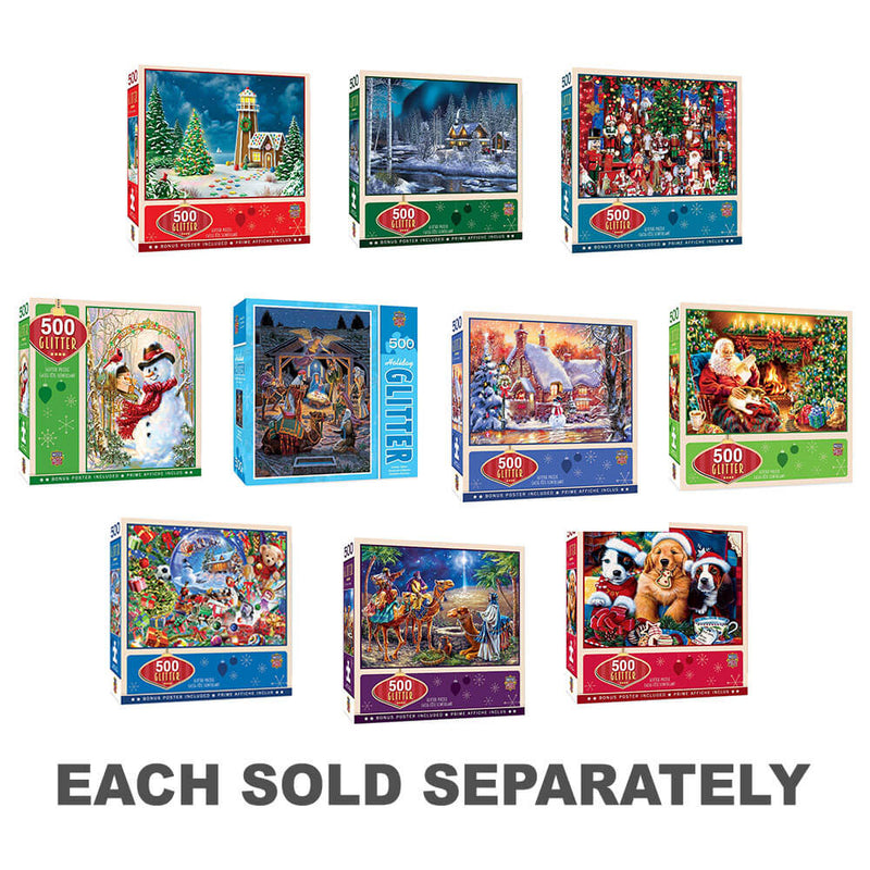 MP Holiday Glitter Puzzle (500pcs)