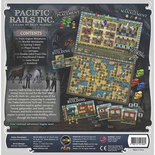 Pacific Rails Inc. Board Game