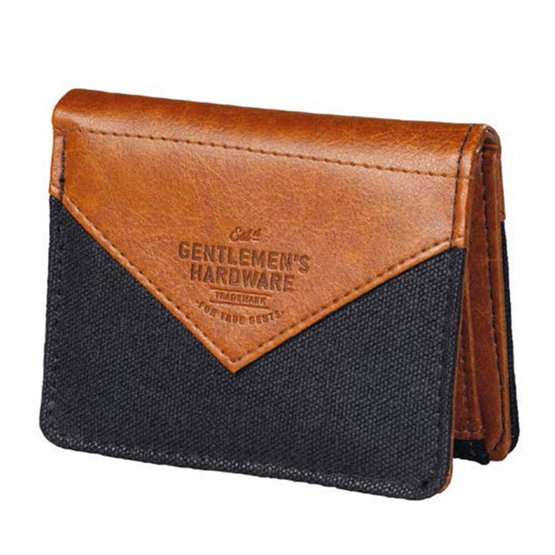 Gentlemen's Hardware Portefeuille en toile anthracite