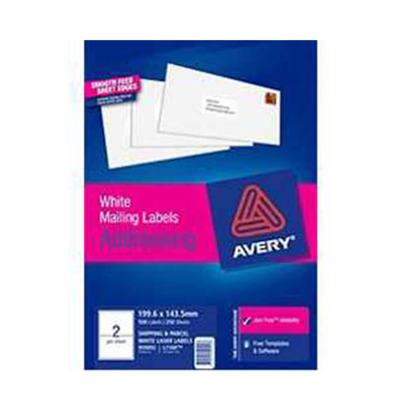 Avery verzend laserlabel 250 pk