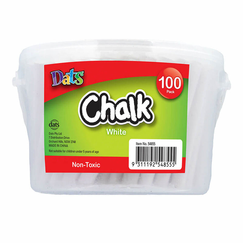 DATS Non-Toxic Jumbo Chalk (100 pk)