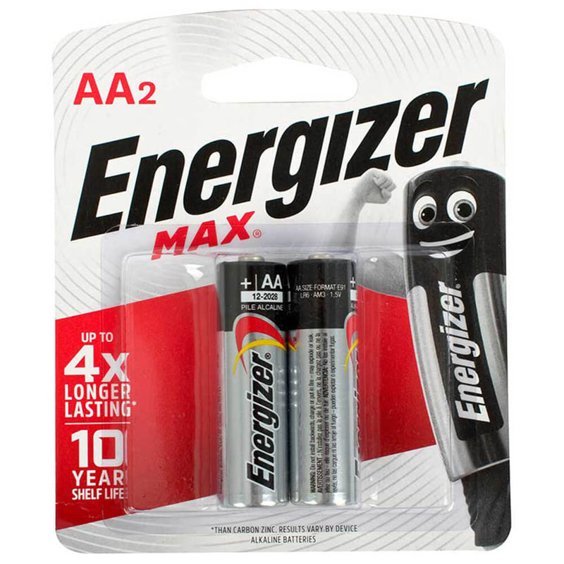 Energizer alkalische batterijen (2pk)
