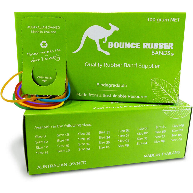 Bounce rubberen bands 100 g (diverse maat)