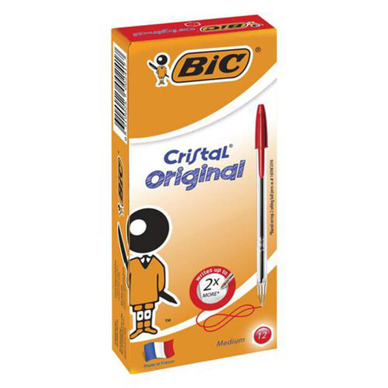 Stylo Bille BiC Cristal Original (12/boîte)