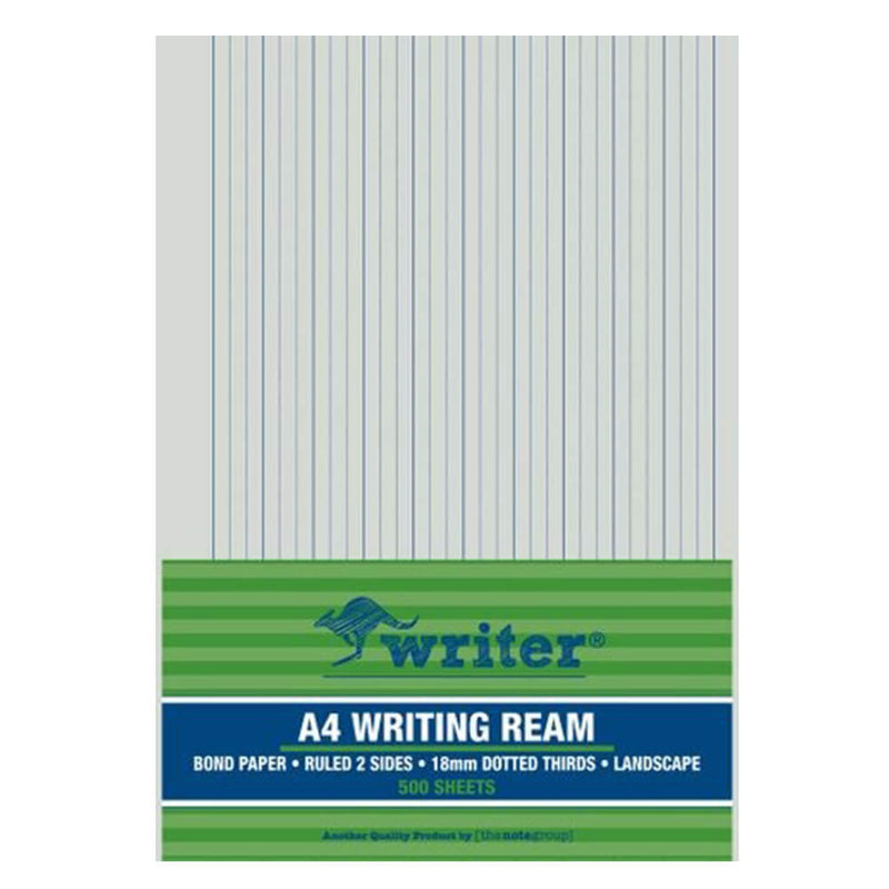 Writer A4 9mm Dotted Thirds Portrait Exam Paper Ream