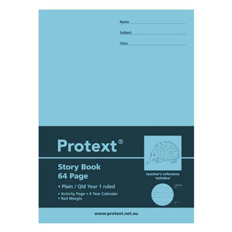 Protext verhaal geregeerd oefenboek met marge 64pg 10pk