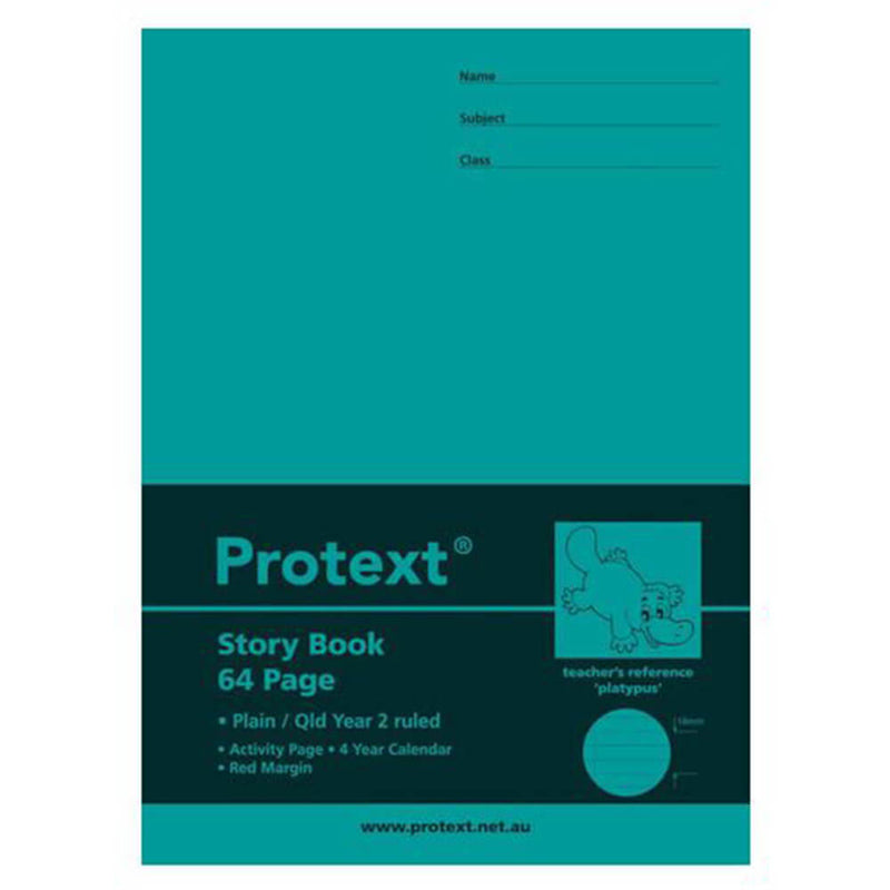 Protext verhaal geregeerd oefenboek met marge 64pg 10pk