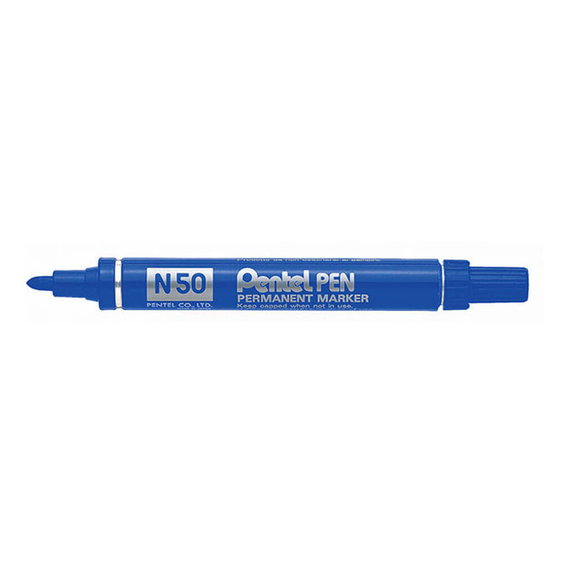 Pentel N50 Marqueur permanent à pointe conique 12 pièces