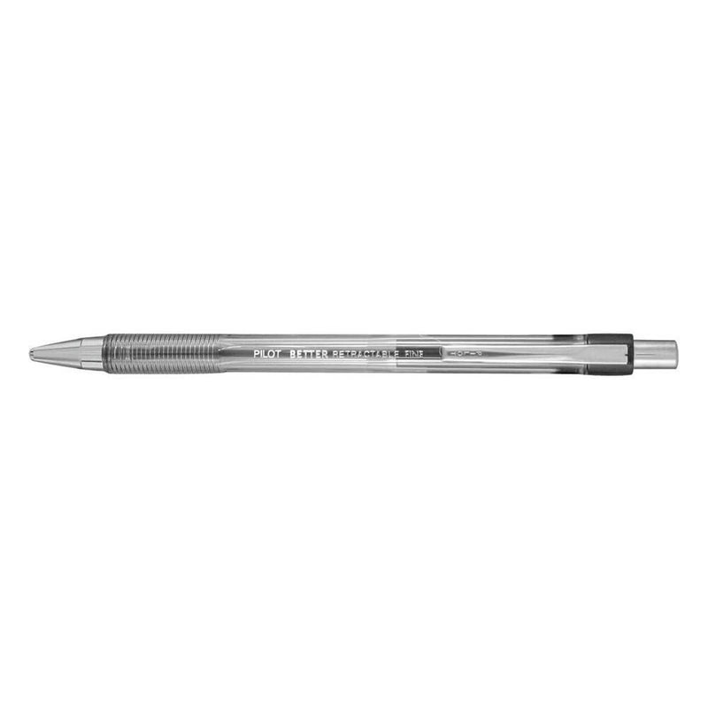 Pilot BP-145 Stylo à bille rétractable fin, paquet de 12