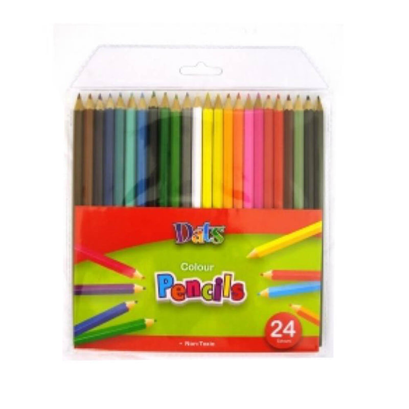 Crayon de couleur Dats dans un portefeuille pleine longueur