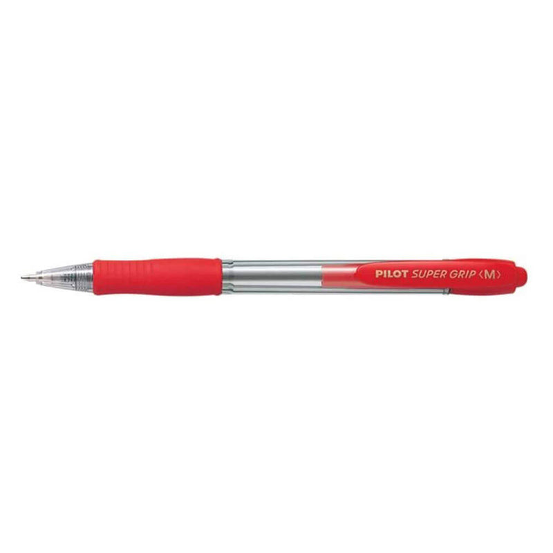 Pilot BPGP Super Grip einziehbarer mittlerer Stift 12 Stück