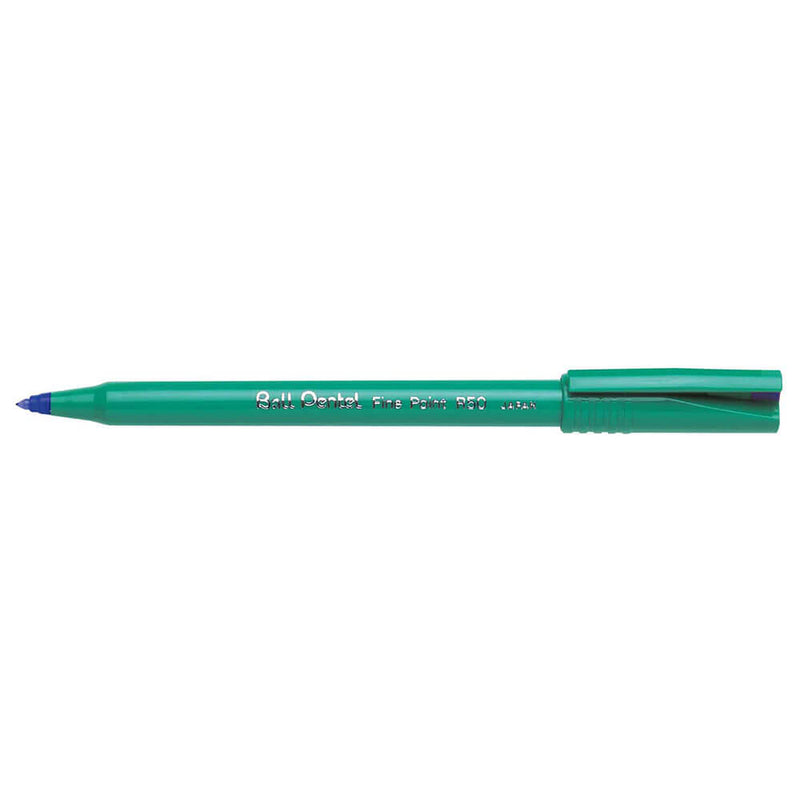 Pentel R50 Feiner Tintenroller, 0,8 mm (12er-Box)