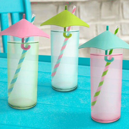 Happy Hour Cocktail Umbrella Drink Covers